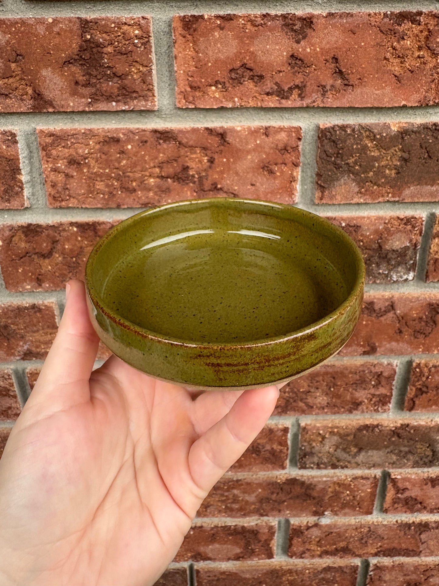 olive - walled dish