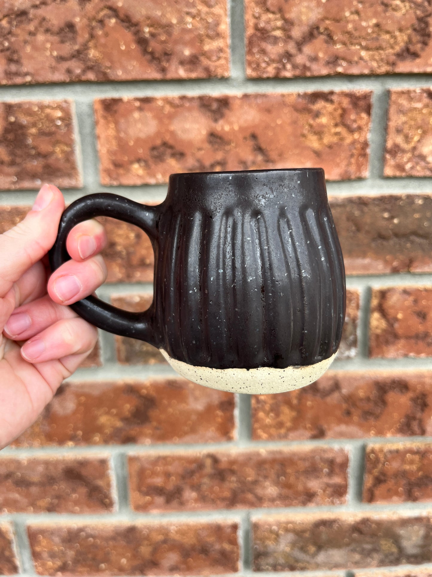 matte black small mug - 8oz