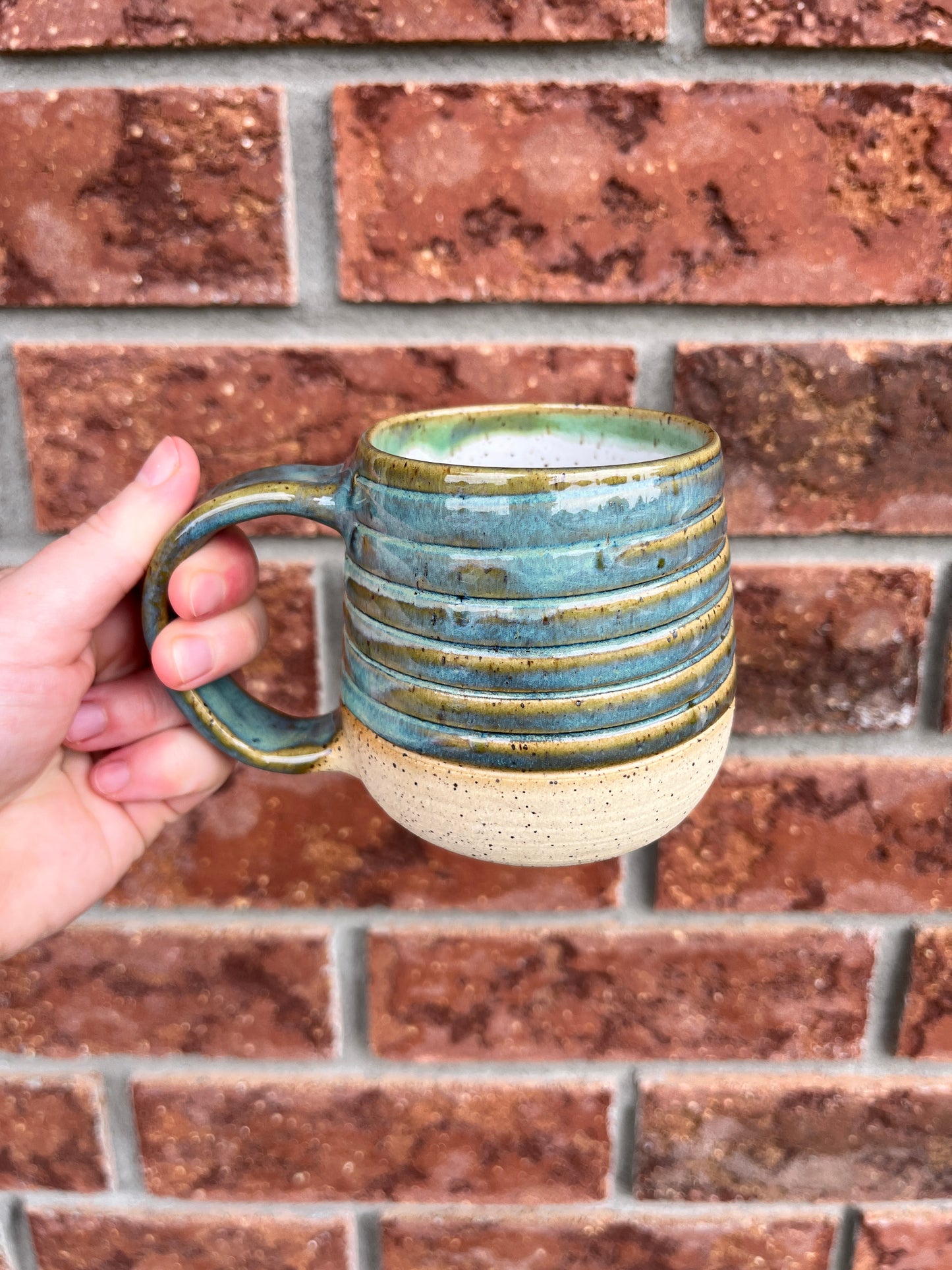 textured teal - 10oz