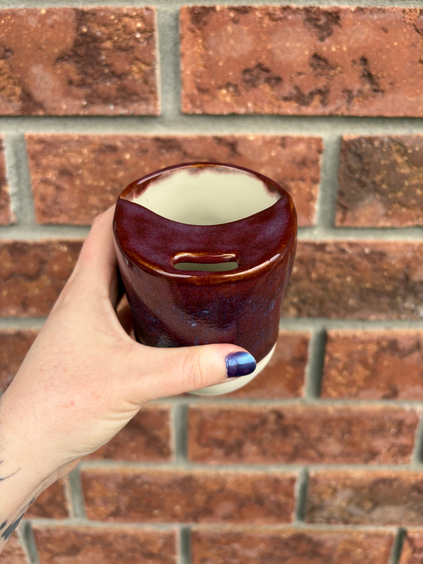 to-go cup bioluminescent plum - 12oz