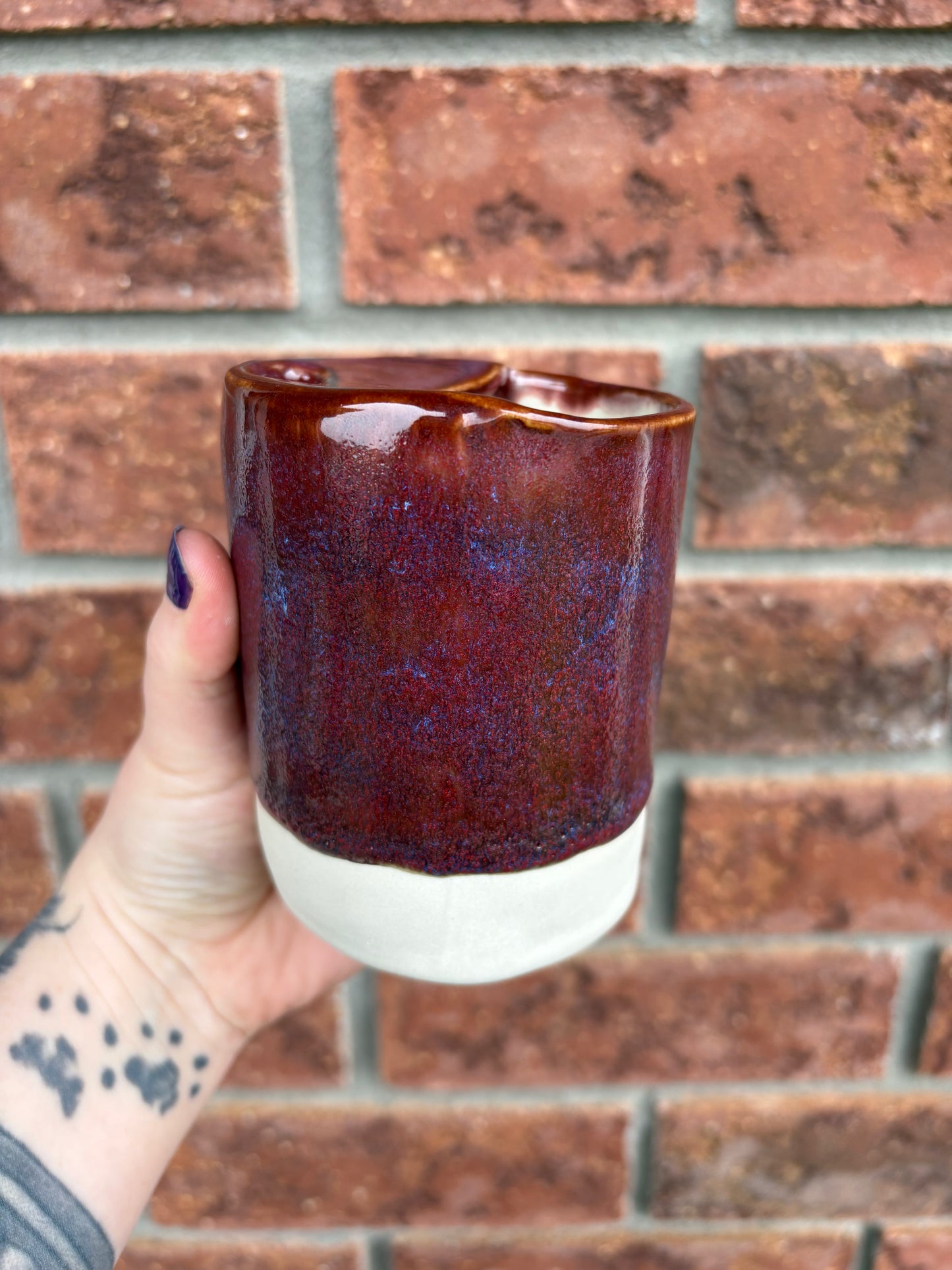 to-go cup bioluminescent plum - 12oz