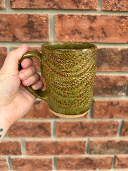 jungle textured mug - 12oz
