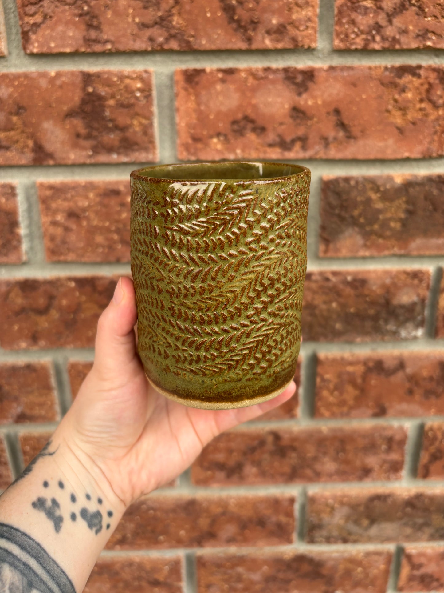 jungle textured mug - 12oz