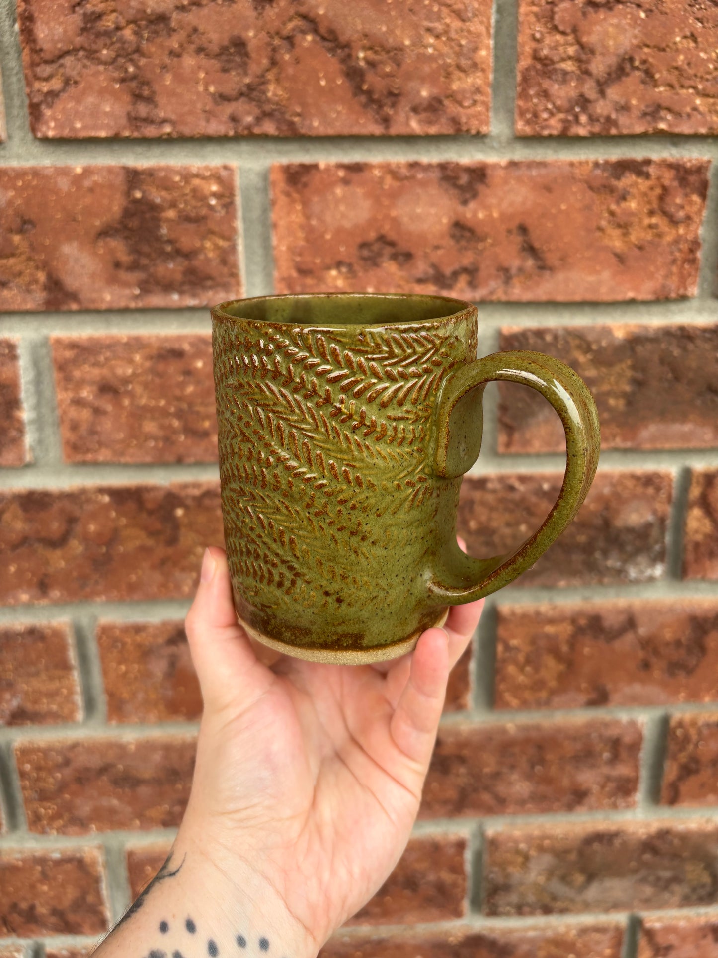 jungle textured mug - 12oz