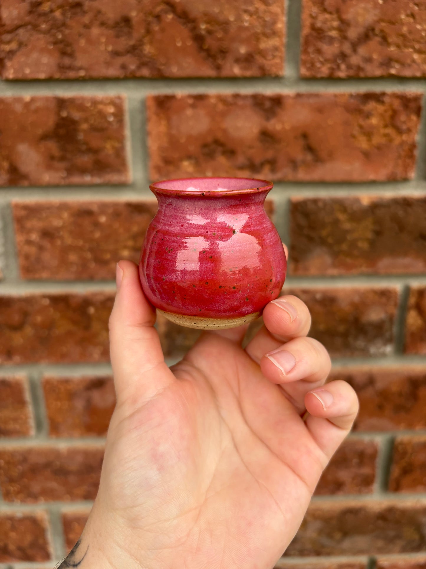 raspberry - wee vase