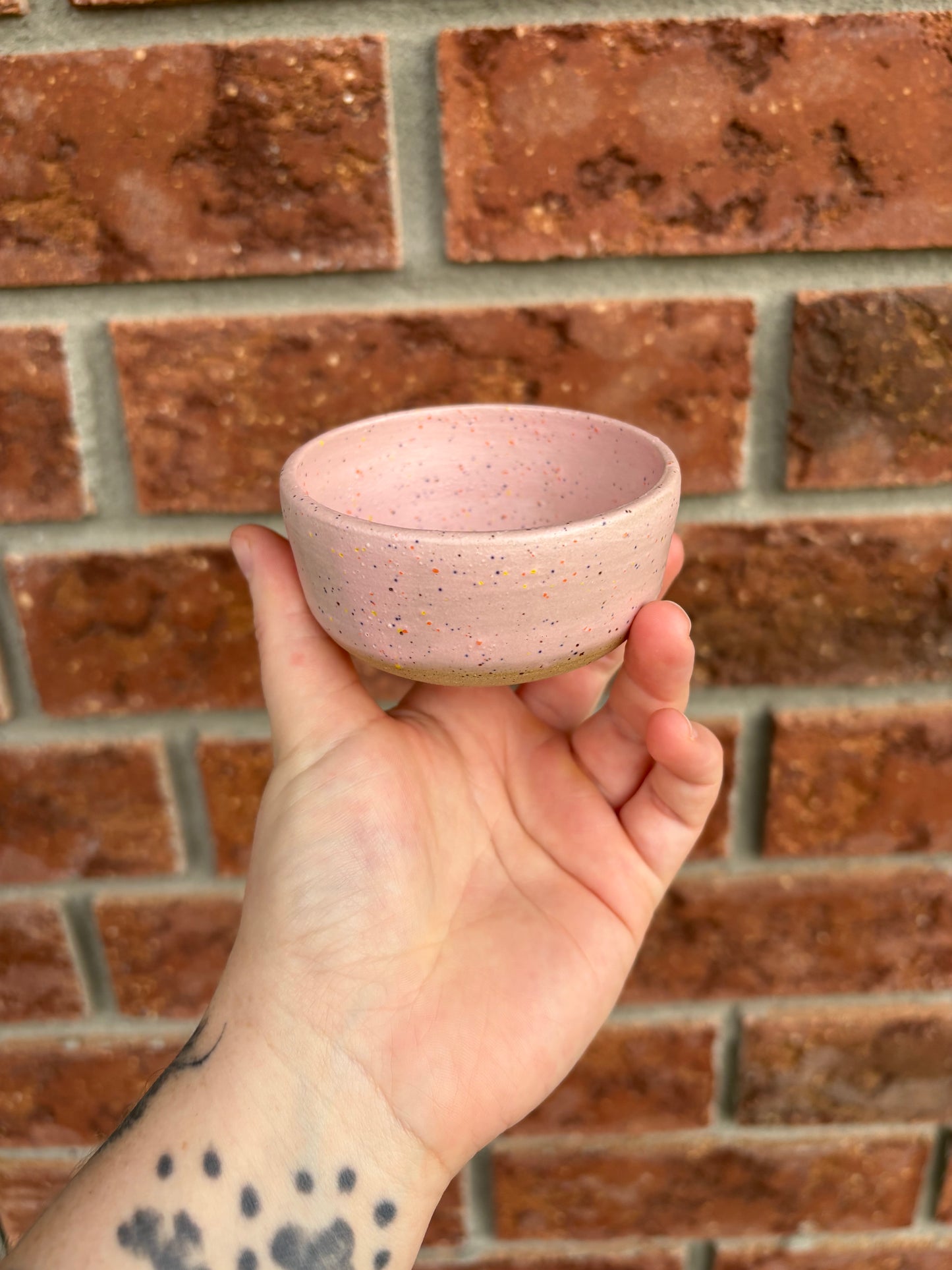 pink speck - wee bowl