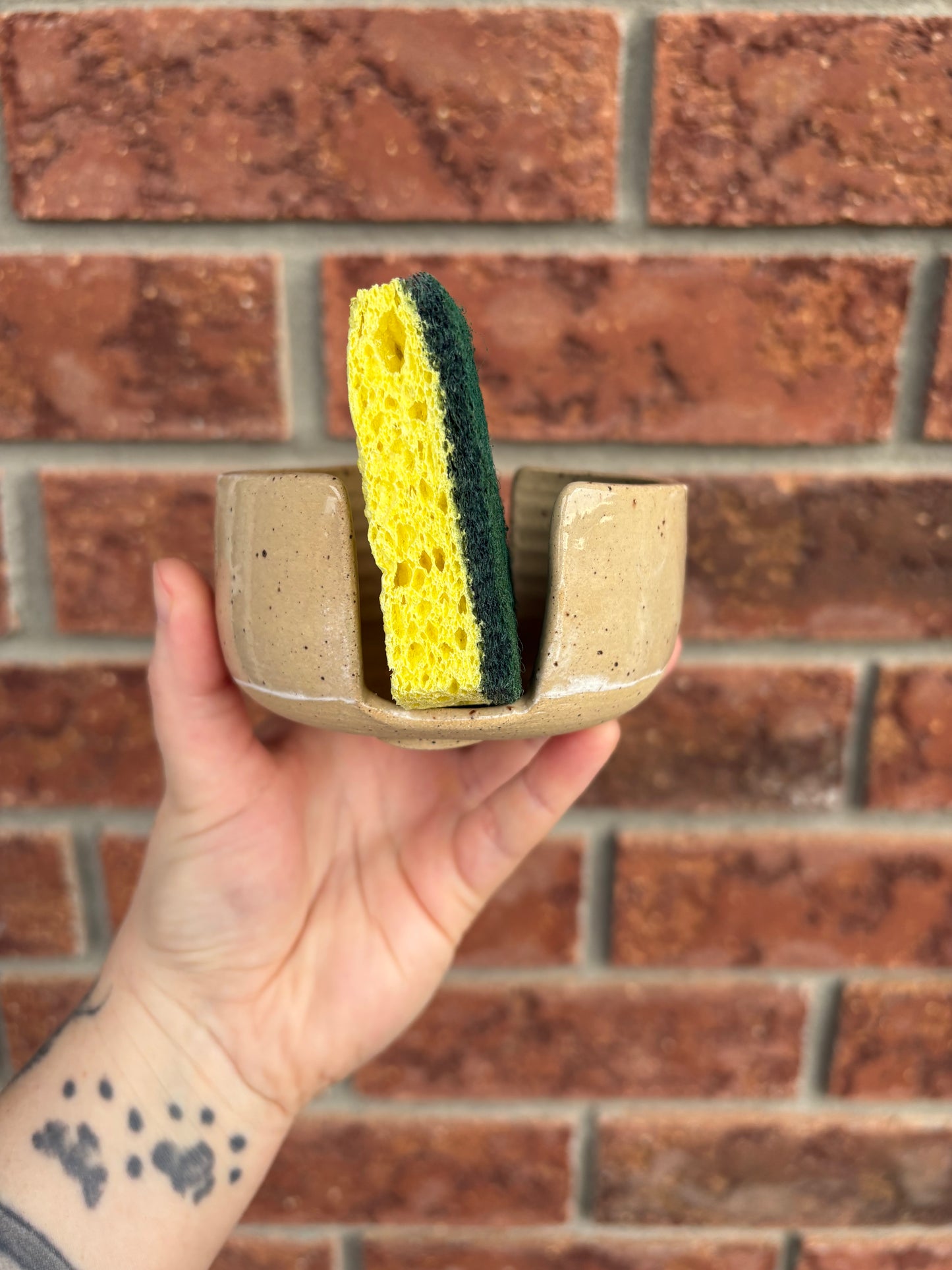 nude sponge holder