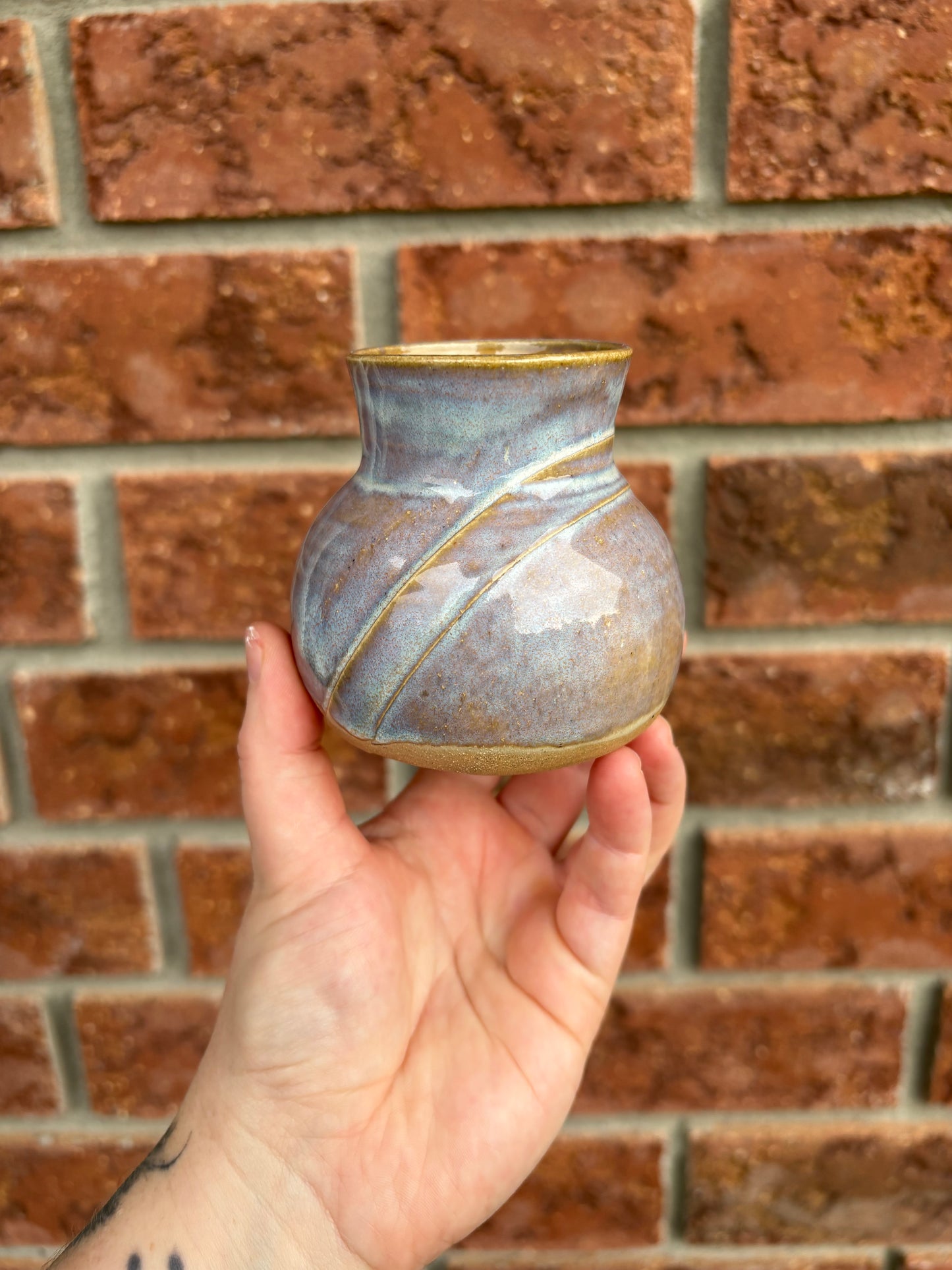 moon - bud vase