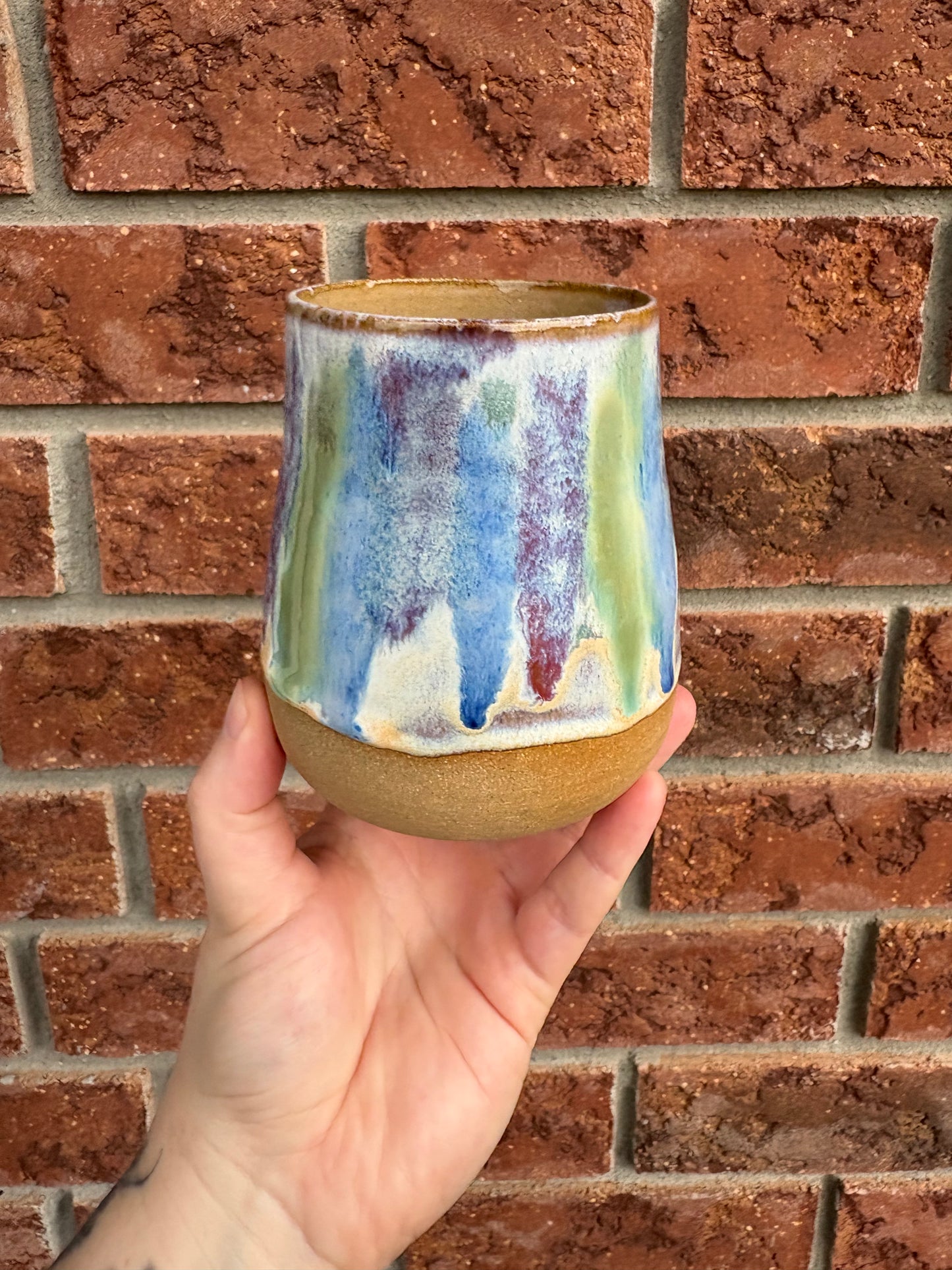 multi colour drip - 12oz