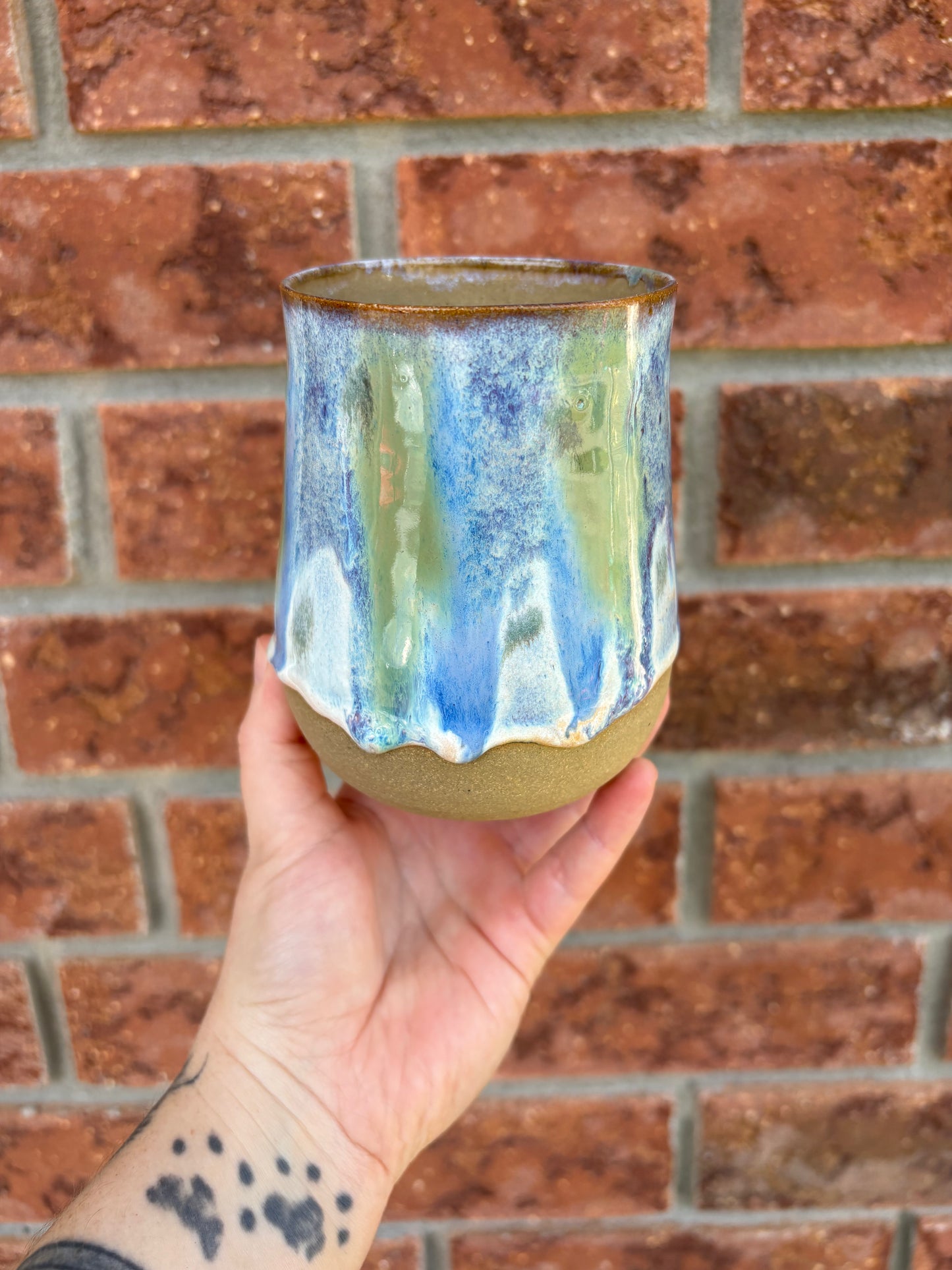 multi colour drip - 16oz