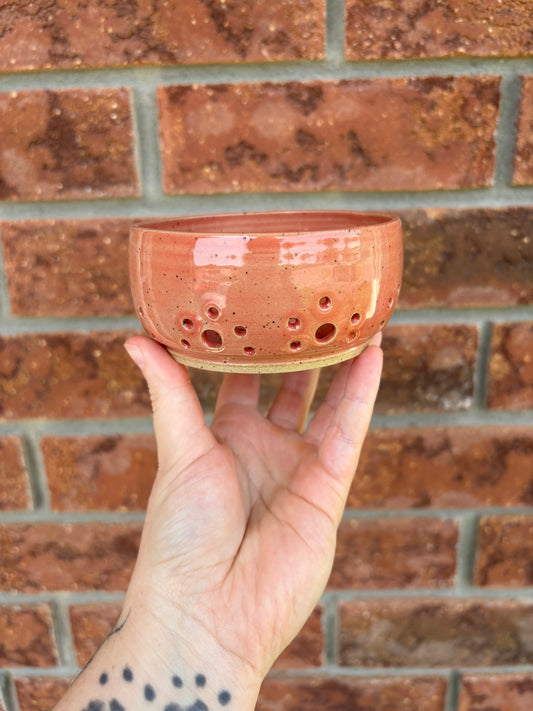 single serve berry bowl - pink