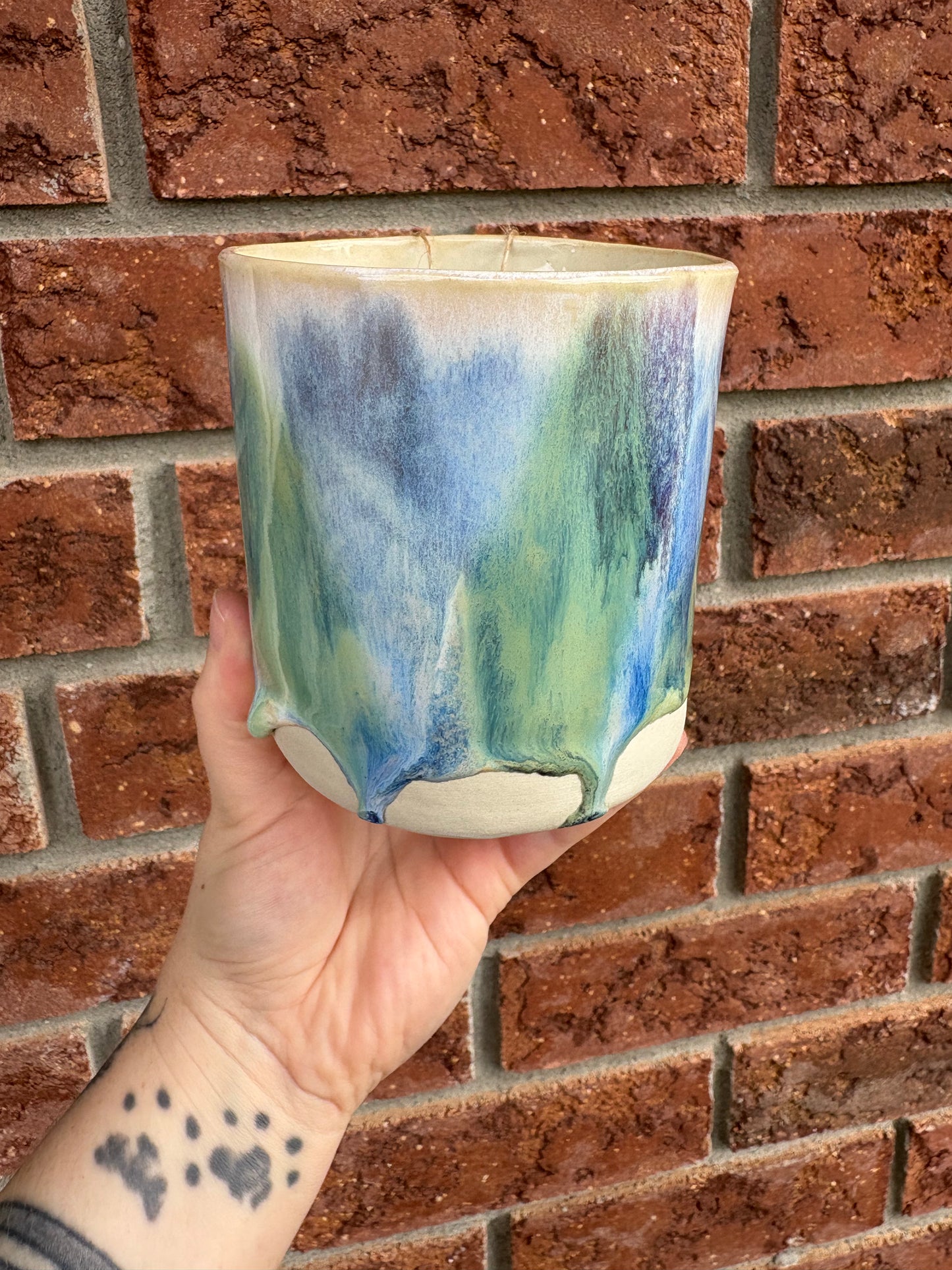 multi colour drip - 18oz