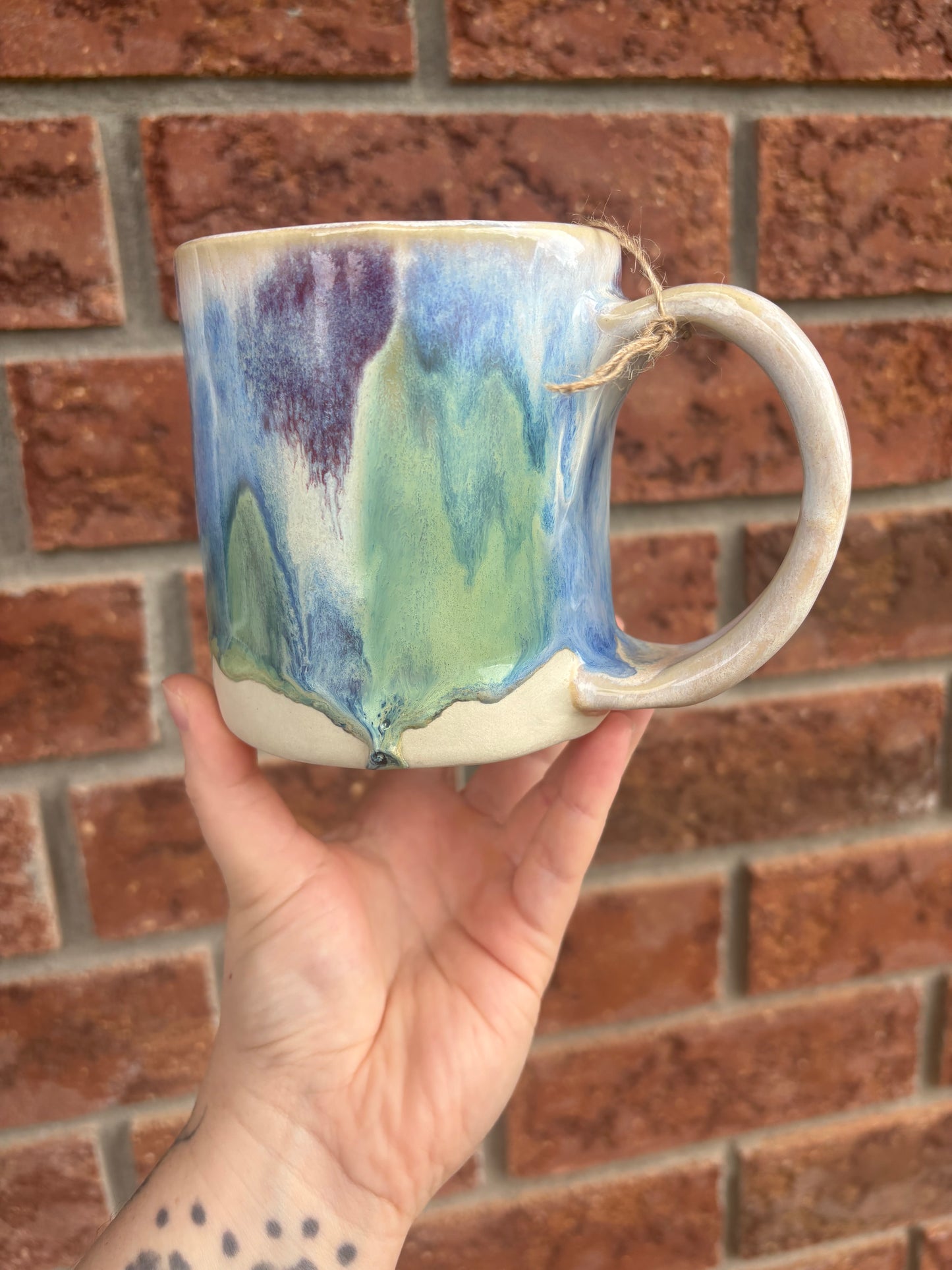 multi colour drip - 18oz