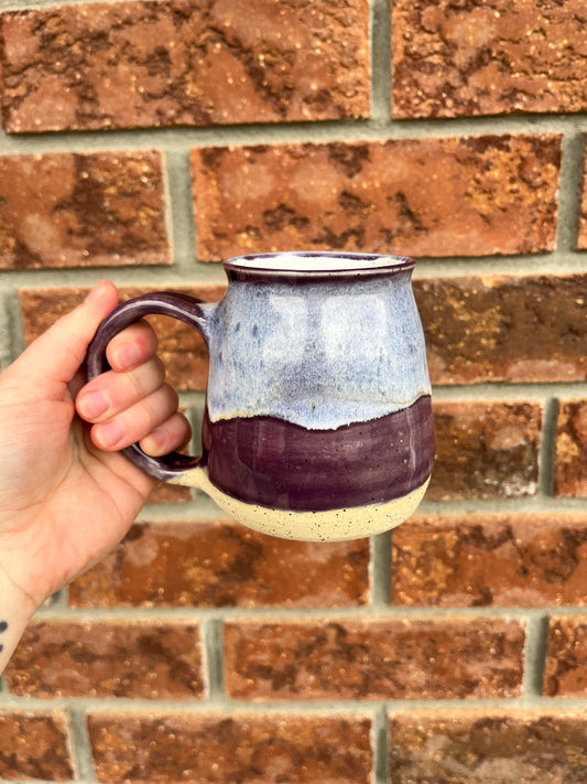 purple float mug - 12oz