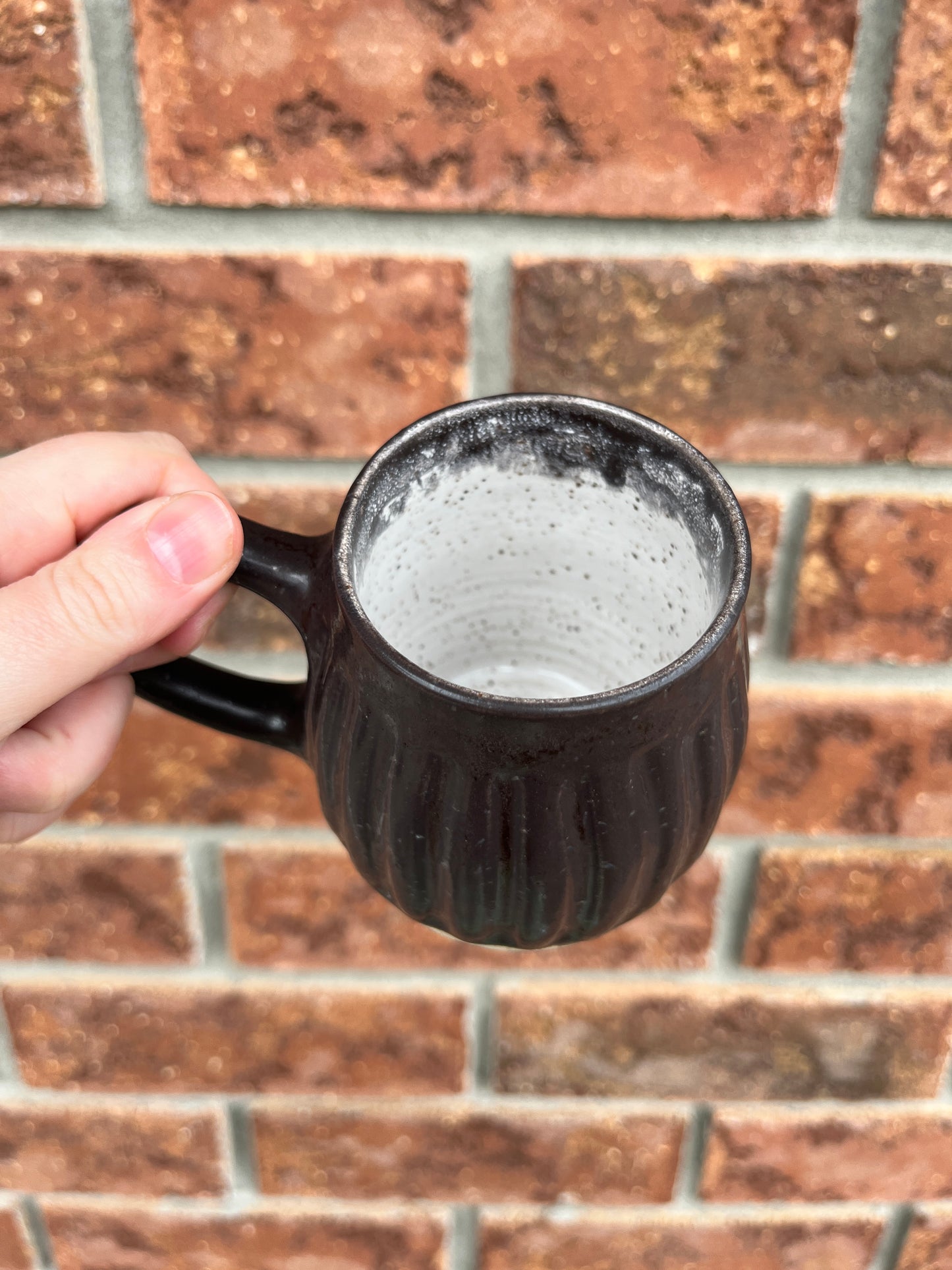matte black small mug - 8oz