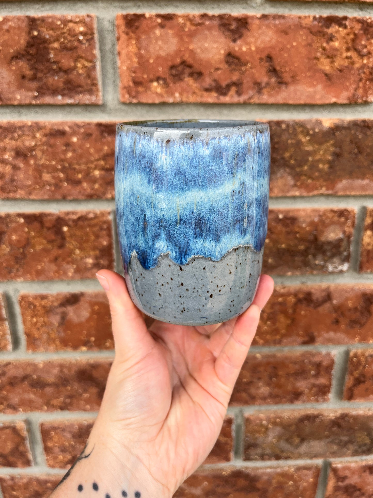 thumb groove tumbler - 12oz
