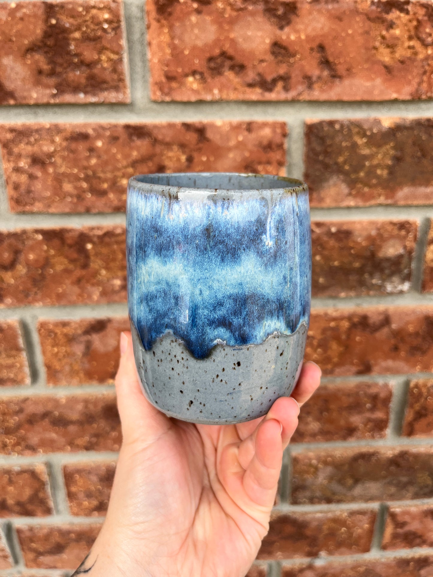 thumb groove tumbler - 12oz