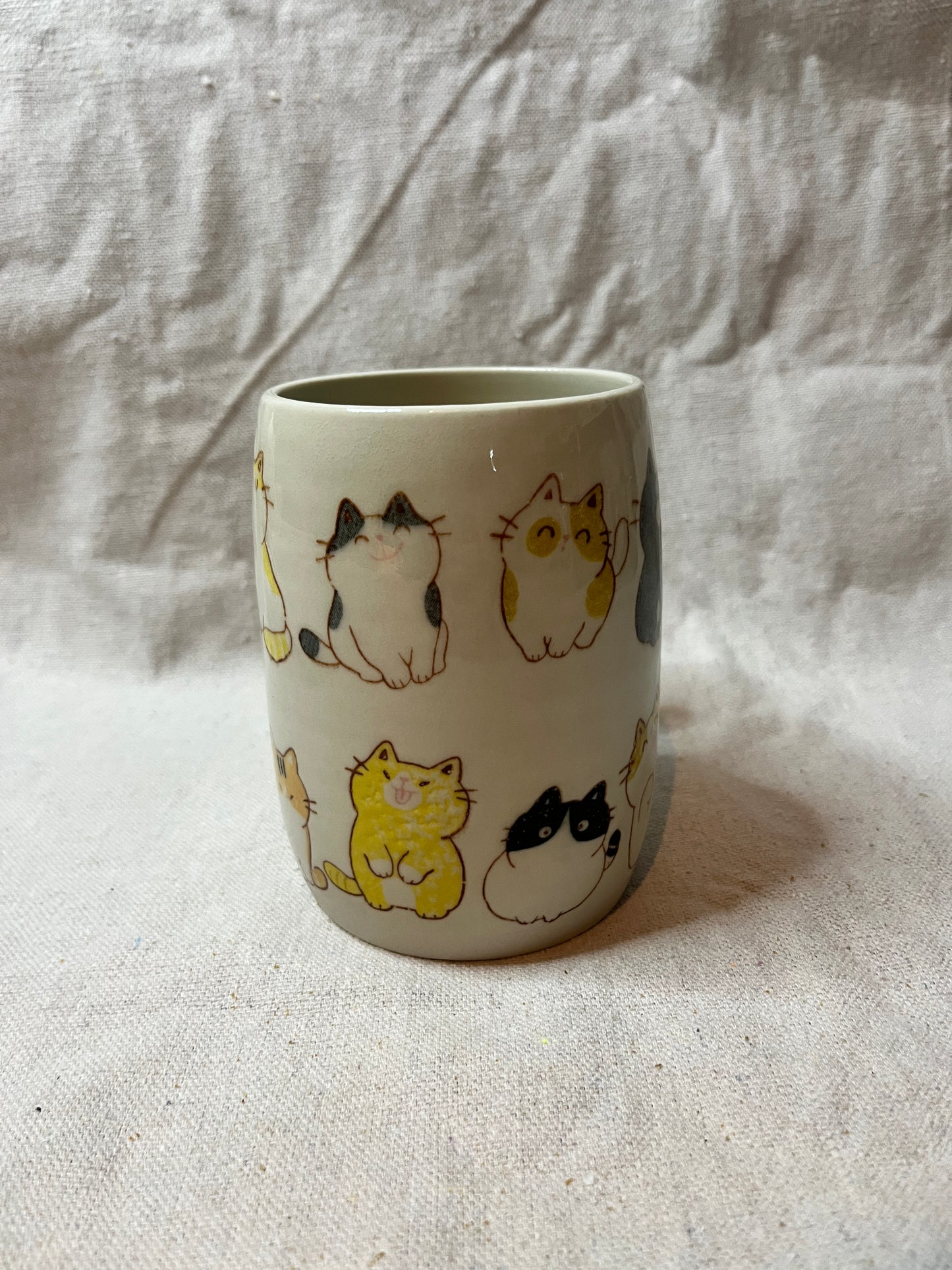 F&F mug: cartoon kitties (14oz)