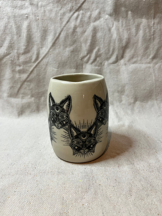F&F mug: mystic kitty lil' sipper (8ish oz)