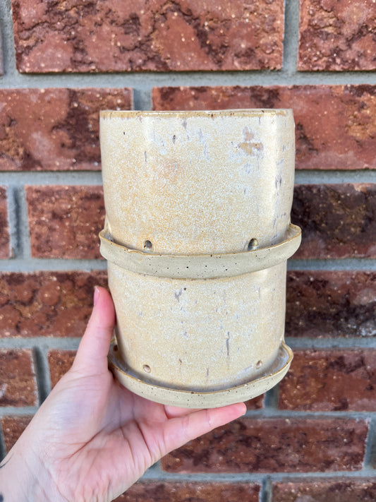 book end planter set - sand